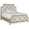 Flash Sale 😀 California King Hooker Furniture Sanctuary Diamont Panel Bed - Queen ⭐ -Beds Shop masterHOOK6366