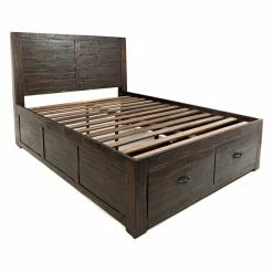 Promo ❤️ Queen Jofran Jackson Lodge Storage Bed 👍