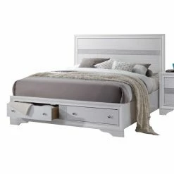 Discount 🤩 K&B Furniture King K&B Furniture Elegant Storage Platform Bed ❤️