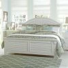 New 🧨 Liberty Furniture Industries King Liberty Furniture ☀️ Summer House Panel Bed 🔥