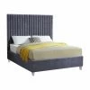 Budget π King Meridian Furniture Inc Candace Upholstered Low Profile Bed π 2 Budget π King Meridian Furniture Inc Candace Upholstered Low Profile Bed π -Beds Shop masterMERI592
