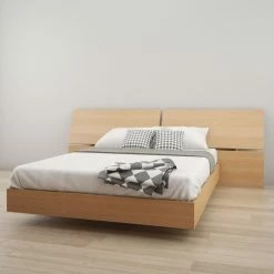 New ⭐ Queen Nexera Karlstad Platform Bed 👍