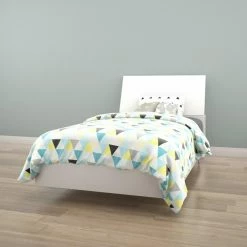 Best reviews of 🤩 Queen Nexera BLVD Collection Celebri-T Basic White Platform Bed 🔥