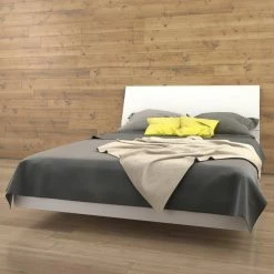 Cheap 💯 Nexera Nextera Queen Platform Bed With Storage Headboard ✔️