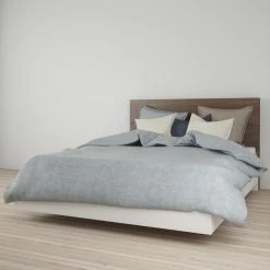 Coupon 👏 Queen Nexera Celebri-T Plank Effect Platform Bed 👍