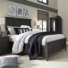 Promo 🎁 Queen Magnussen Westley Falls Relaxed Traditional Graphite Panel Bed With Storage Rails 😍 -Beds Shop masterMHF3339