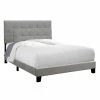 Cheapest β€οΈ Queen Monarch Specialties Tufted Linen Bed π 2 Cheapest β€οΈ Queen Monarch Specialties Tufted Linen Bed π -Beds Shop masterMON1479
