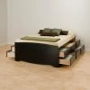 Coupon 🧨 Prepac Manufacturing Queen Prepac Tall Storage Platform Bed 🎉 -Beds Shop masterPRM096