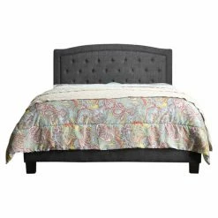 Best deal ⌛ Queen Rosevera Rockaway Upholstered Panel Bed ✔️