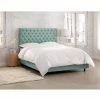 Best reviews of 🧨 Skyline Furniture California King Skyline Tufted Velvet Tall Upholstered Bed 👏 -Beds Shop masterSKY1258