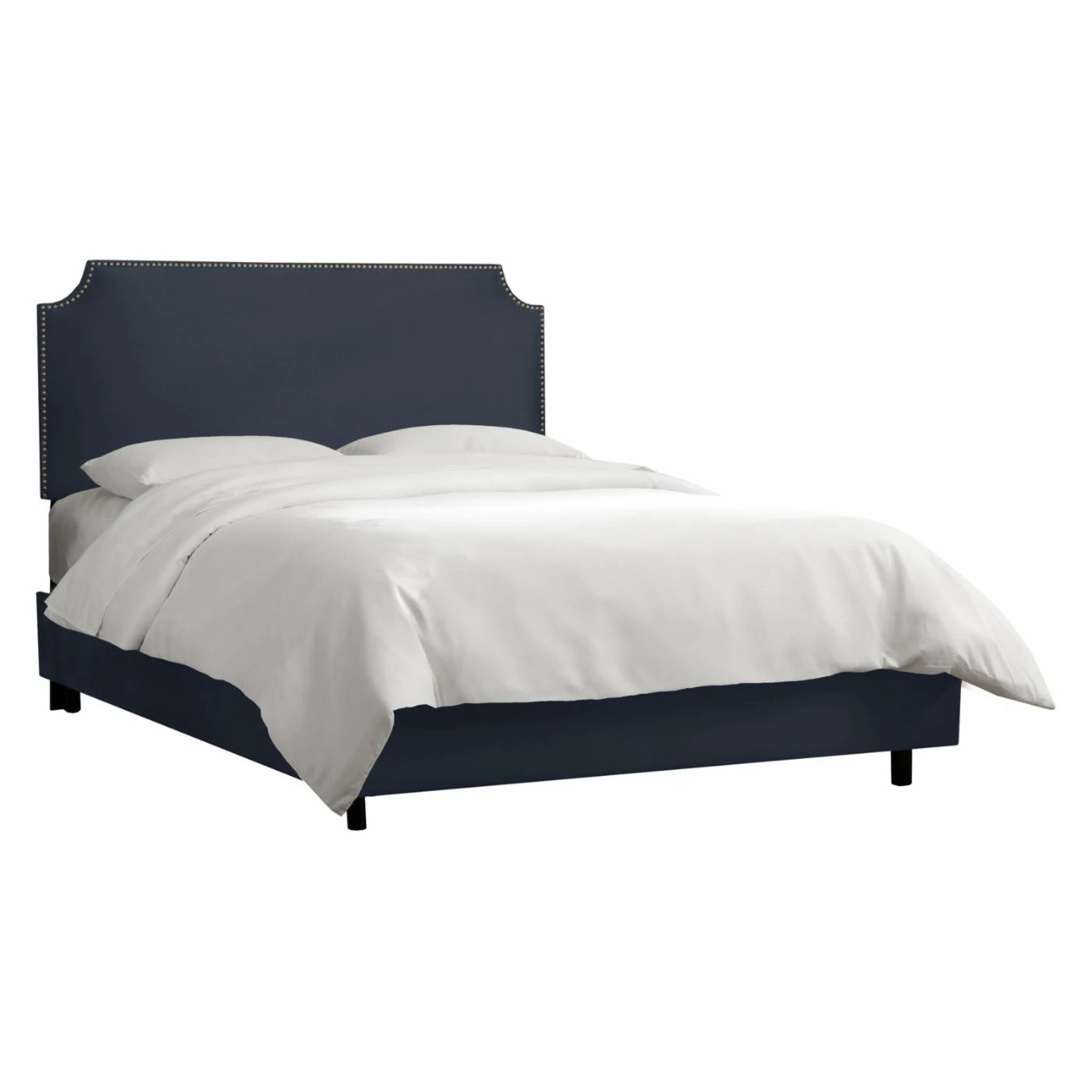 Discount π Skyline Furniture California King Skyline Notched Nailhead Upholstered Bed β€οΈ 3 Discount π Skyline Furniture California King Skyline Notched Nailhead Upholstered Bed β€οΈ