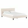 Best deal ✔️ California King Skyline Furniture French Seamed Platform Bed 🎁