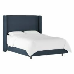 Wholesale 😀 California King Skyline Furniture Modern Wingback Panel Bed 😀