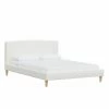New 🎁 California King Rachel Ashwell Crafted By Cloth & Company Platform Bed - Twin - Milano Snow 👍 -Beds Shop masterSKY2423