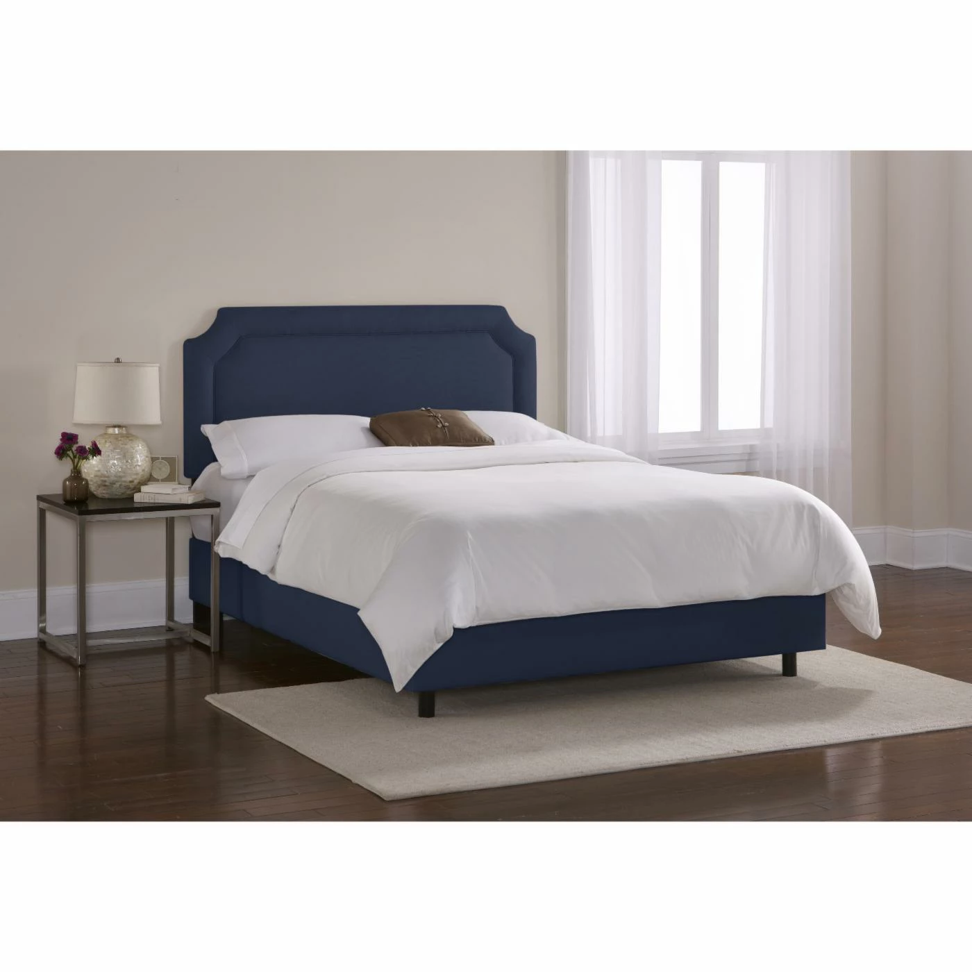 Discount π Skyline Furniture California King Notched Upholstered Bed π 3 Discount π Skyline Furniture California King Notched Upholstered Bed π