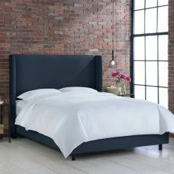 Promo 👏 Skyline Furniture California King Wingback Upholstered Bed 😉