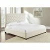 Buy 🎉 King Steve Silver Co. Isadora Upholstered Platform Bed 😀 -Beds Shop masterSSC2843