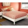 Best Sale 🤩 South Shore Full/Double Sandbox Platform Bed - White ✨ -Beds Shop masterSSI883
