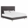 Discount ⭐ Queen TOV Furniture Delilah Velvet Upholstered Platform Bed 🎉 -Beds Shop masterTOVF506