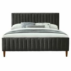 Best Pirce 🎉 King Worldwide Home Furnishings Upholstered Platform Bed 💯