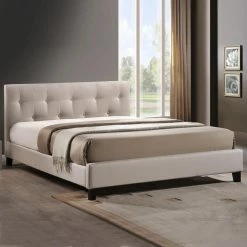 Cheap 🧨 Queen Baxton Studio Harriette Platform Bed ❤️
