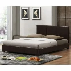 Buy 💯 Wholesale Interiors Queen Baxton Studio Pless Upholstered Platform Bed ✔️