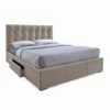 Brand new 💯 King Baxton Studio Sarter Upholstered Storage Platform Bed ✔️ -Beds Shop masterWSI2591