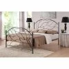 Buy 🥰 Queen Baxton Studio Zinnia Metal Platform Bed - Black Sea Gold ❤️ -Beds Shop masterWSI2697