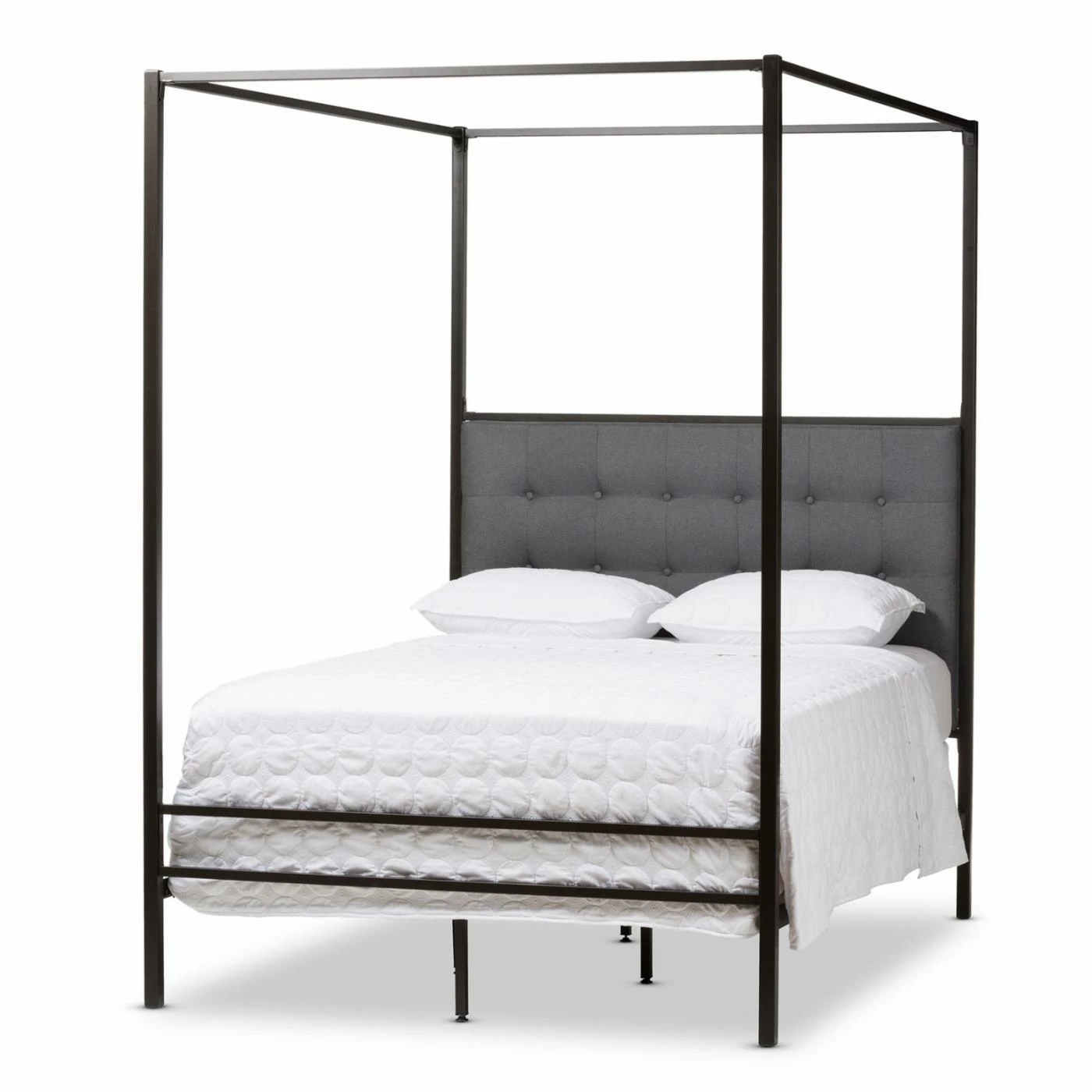Wholesale β¨ Baxton Studio Eleanor Canopy Queen Bed 𧨠3 Wholesale β¨ Baxton Studio Eleanor Canopy Queen Bed π§¨