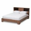 Cheap 😀 Queen Baxton Studio Vanda Platform Bed 🔔 -Beds Shop masterWSI3487