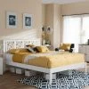 Budget 🛒 Queen Baxton Studio Celine Platform Bed 🔔 -Beds Shop masterWSI3536