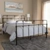 Outlet 👏 Queen Baxton Studio Ginette Vintage Industrial Antique Metal Platform Bed 🛒 -Beds Shop masterWSI3820