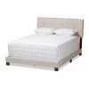 Brand new 🧨 King Baxton Studio Audrey Upholstered Low Profile Bed 😍 -Beds Shop masterWSI3841