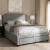 Discount ❤️ King Baxton Studio Aubrianne Storage Platform Bed 🎉 -Beds Shop masterWSI3931
