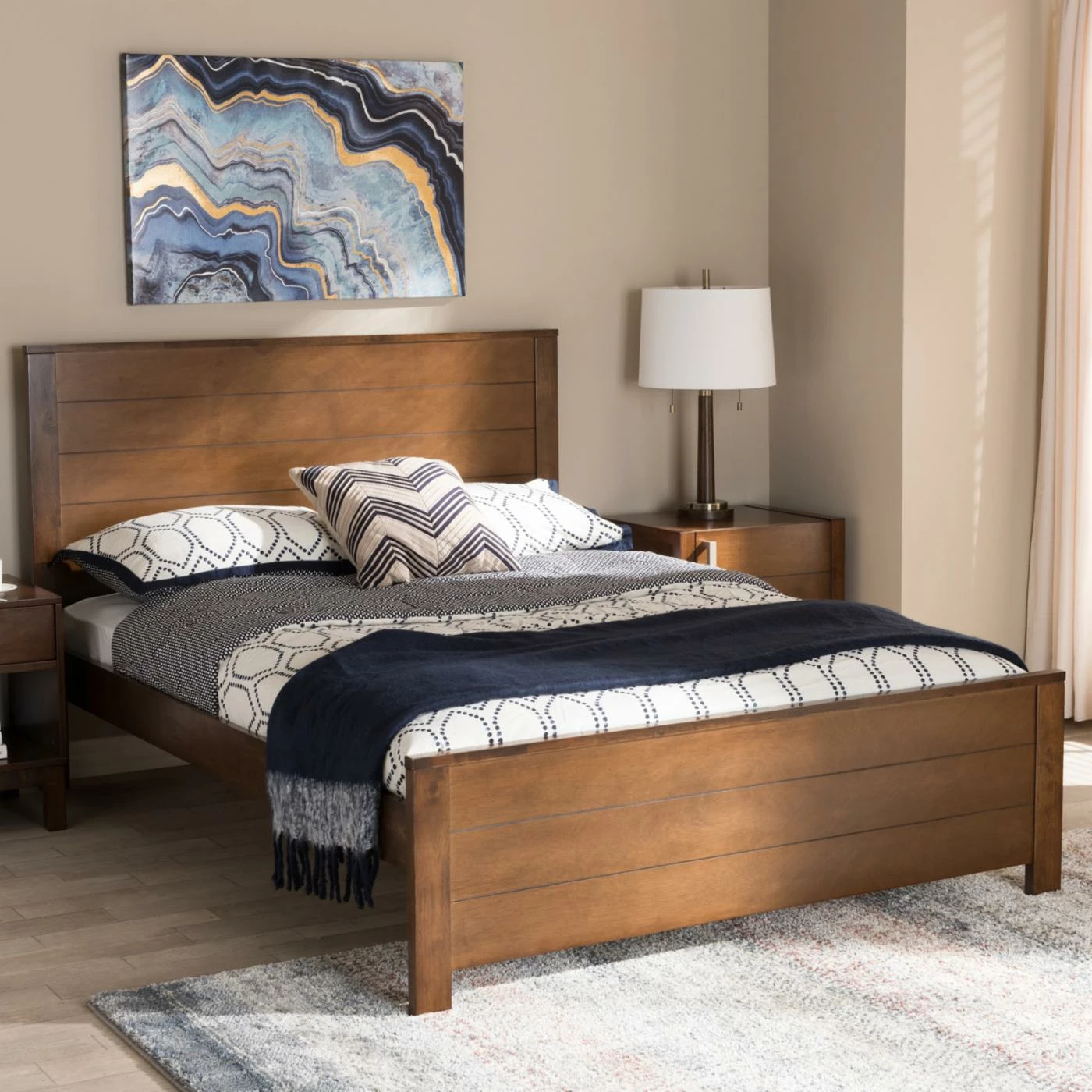 Discount ✔️ Full/Double Baxton Studio Catalina Mission Platform Bed With Optional Trundle ✔️ 3 Discount ✔️ Full/Double Baxton Studio Catalina Mission Platform Bed With Optional Trundle ✔️