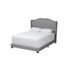 Best deal 🔔 King Baxton Studio Aden Upholstered Low Profile Bed 🧨