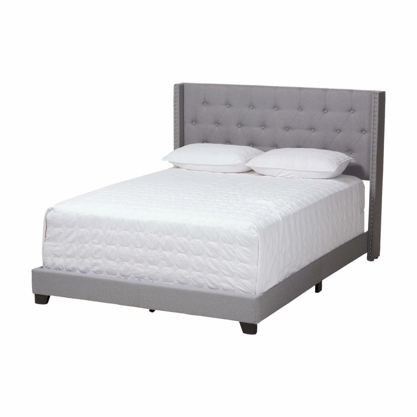 Flash Sale β¨ King Baxton Studio Brady Upholstered Low Profile Bed π₯° 3 Flash Sale β¨ King Baxton Studio Brady Upholstered Low Profile Bed π₯°