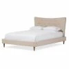 Budget 💯 King HN Home Rennie Mid-Century Modern Button Tufted Upholstered Platform Bed 😀 -Beds Shop masterWSI4299