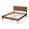Deals 😉 Queen Baxton Studio Demeter Wood Platform Bed 👏 -Beds Shop masterWSI4597