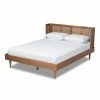 Best Sale 🤩 King Baxton Studio Rina Mid-Century Modern Platform Bed ✔️