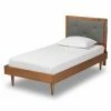 Outlet 😍 Twin Size Beds Baxton Studio Saul Platform Bed ✔️ -Beds Shop masterWSI4993