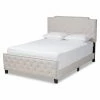 Budget 🔥 King Baxton Studio Marion Panel Bed ✔️ -Beds Shop masterWSI5028
