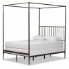 Cheapest 😉 Queen Baxton Studio Elsa Canopy Bed 🔥 -Beds Shop masterWSI5081