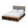 Best Pirce 🌟 Queen Baxton Studio Cosma Platform Storage Bed 🌟 -Beds Shop masterWSI5094