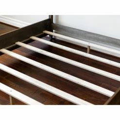 New ✨ King Abbyson Fontana Weathered Oak Panel Bed 👍 -Beds Shop scaleABBY1565