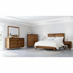 Best Sale 💯 King Abbyson Mason Platform Bed 👏 -Beds Shop scaleABBY2260