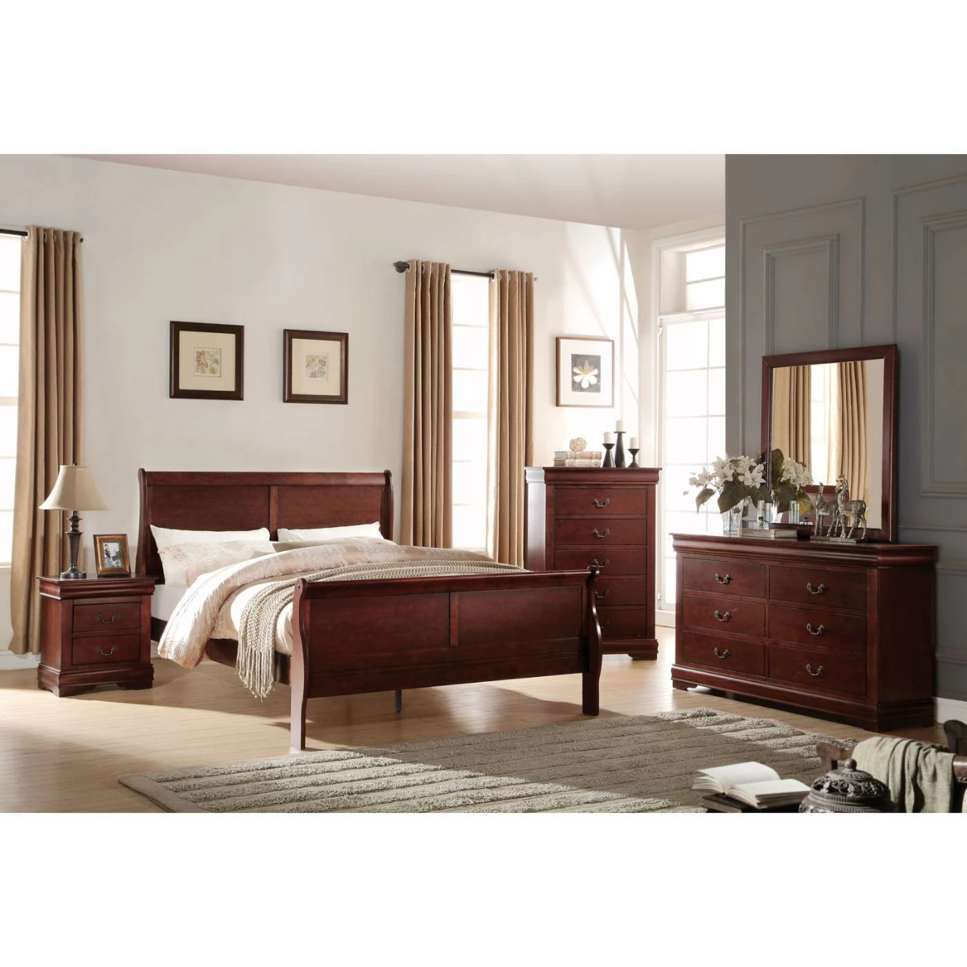 Hot Sale βοΈ King Acme Furniture Louis Philippe Sleigh Bed π₯ 7 Hot Sale βοΈ King Acme Furniture Louis Philippe Sleigh Bed π₯ - Image 5