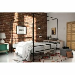 Buy π King Novogratz Marion Canopy Platform Bed π 16 Buy π King Novogratz Marion Canopy Platform Bed π -Beds Shop scaleAMW1620