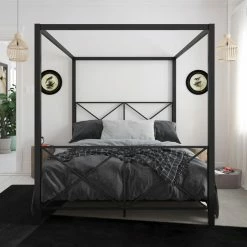 Best reviews of 👍 Queen DHP Rosedale Canopy Bed 👍 -Beds Shop scaleAMW866