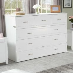 Brand new ❤️ Queen AFI Furnishings Deerfield Chest Murphy Bed With Charging Station ⭐ -Beds Shop scaleATF915